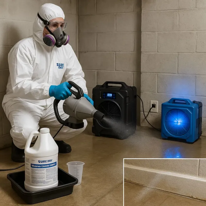 Sanitization and Odor Removal process in South Rosemary, NC