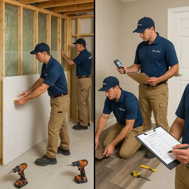 Repairs and Reconstruction process in South Rosemary, NC