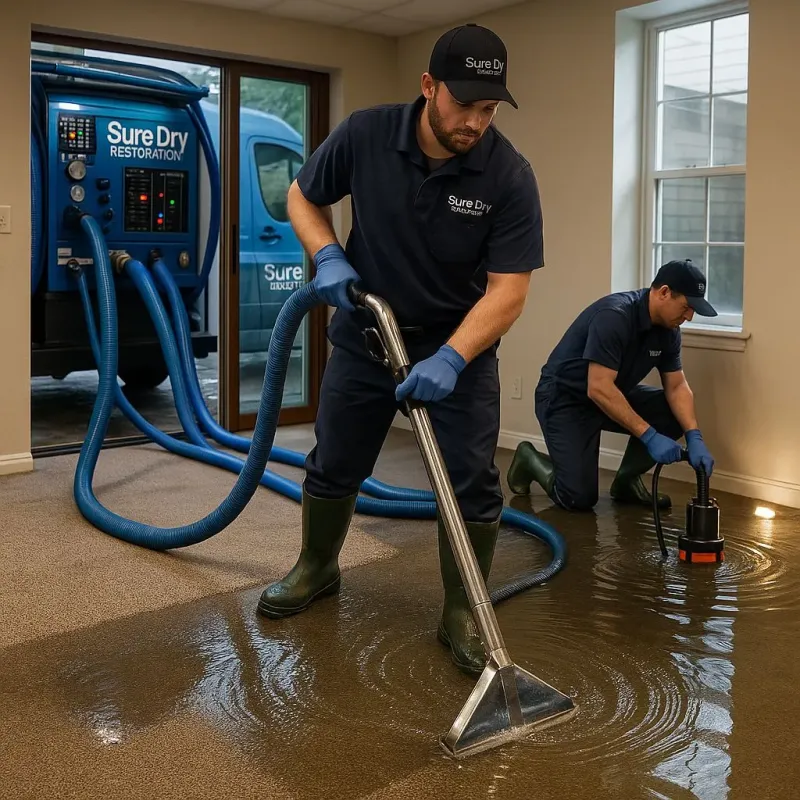 Water Extraction and Removal process in South Rosemary, NC